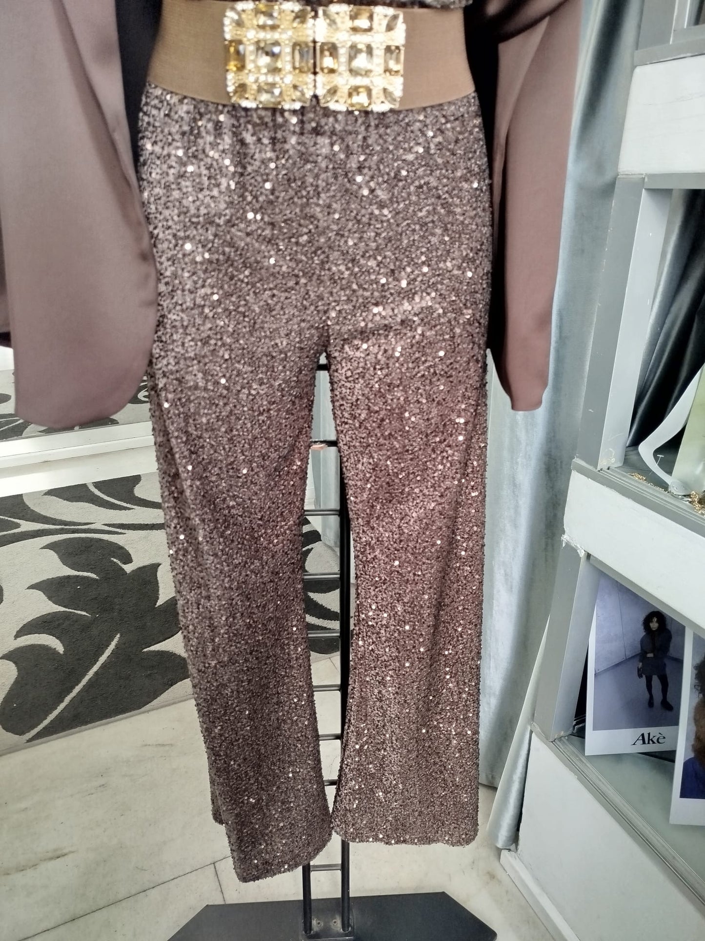 ￼Pantaloni paillettes