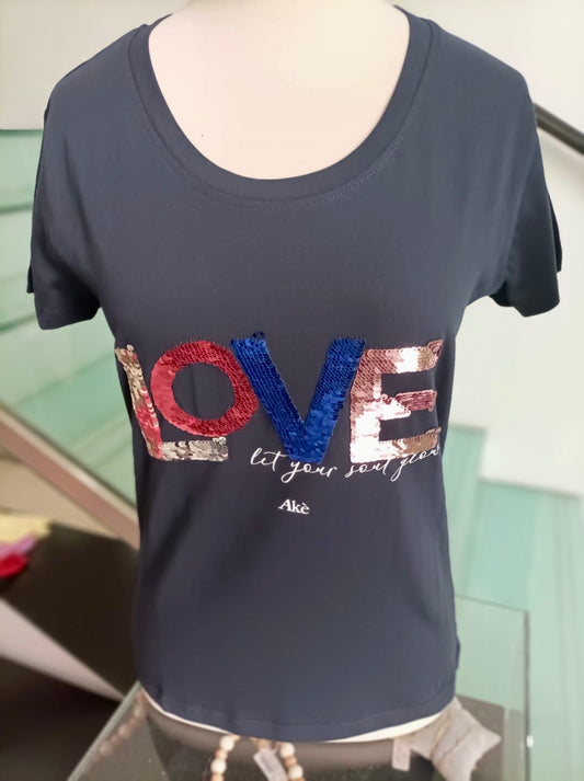 Maglia Love Blu