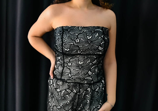 Top pizzo nero - Operà