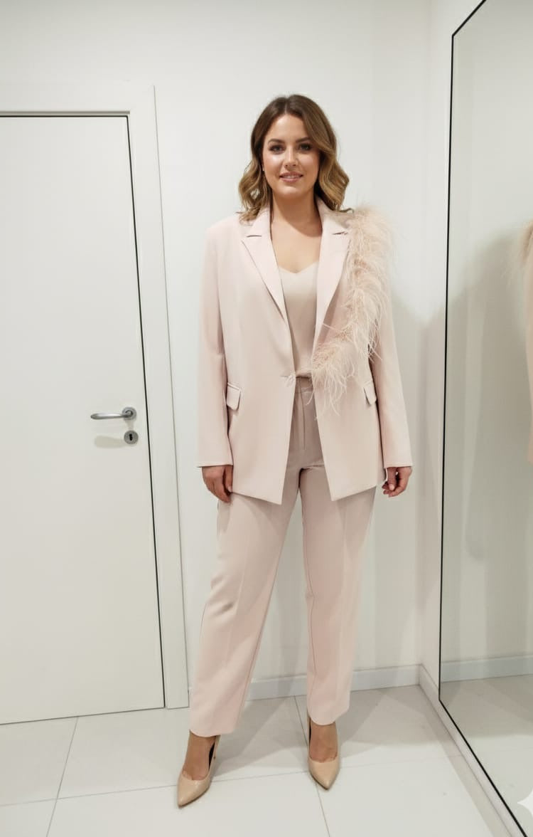 Tailleur Mia con Piume