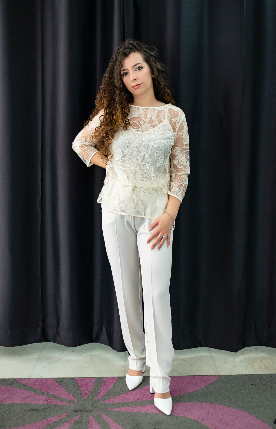 Pantaloni panna \ nero