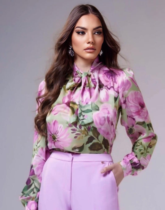 Blusa -  fantasia floreale - Sarah Chole